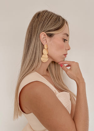 Golden Circle Trio Earrings