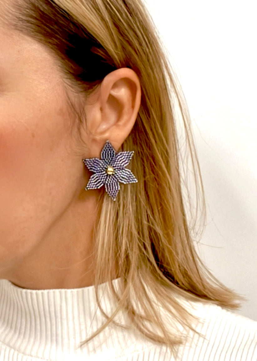 Flower Tip Earrings