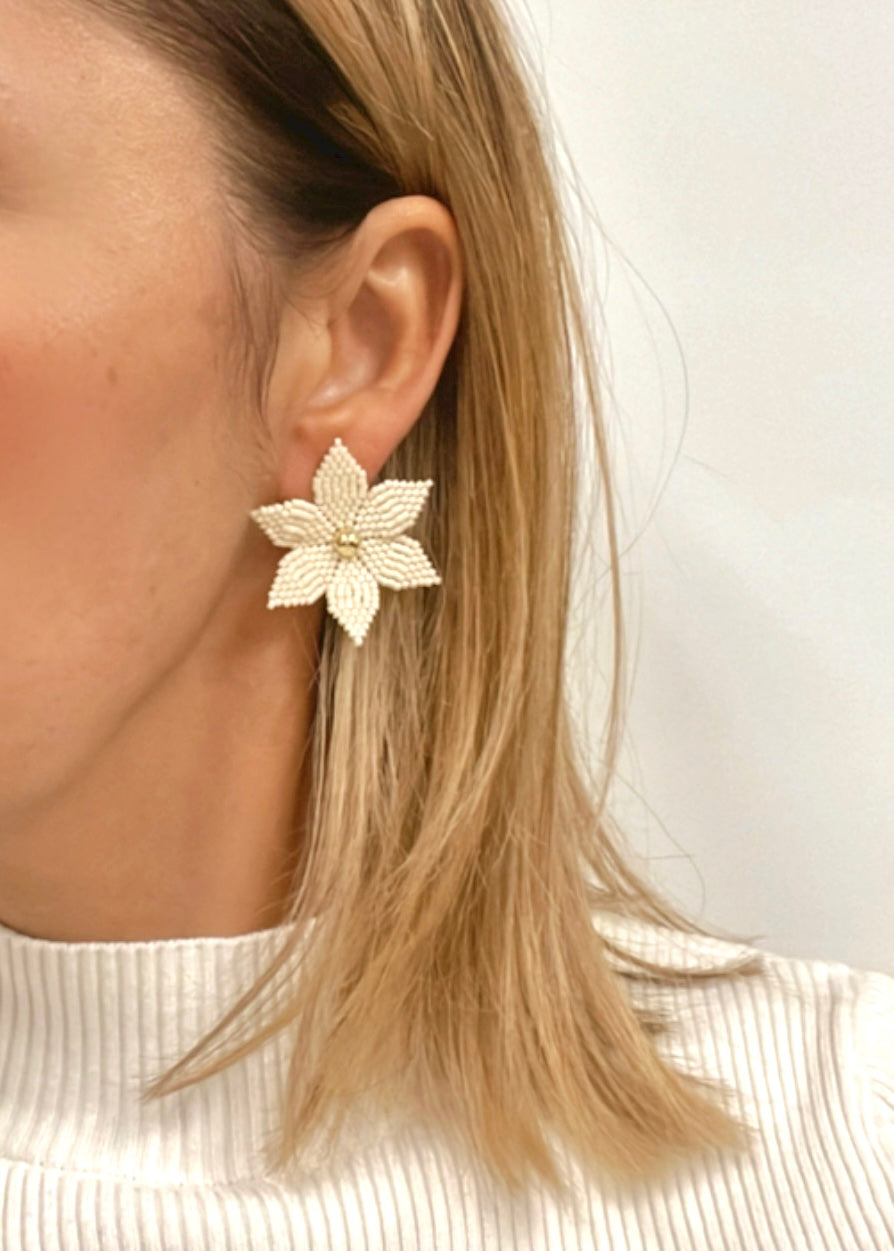 Flower Tip Earrings